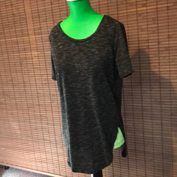 Grey long short sleeved tee - Picture 2 of 2